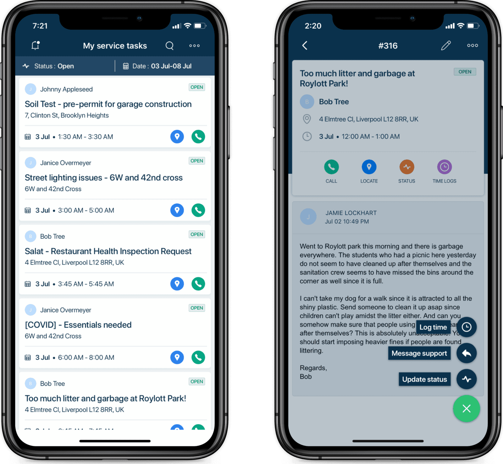 Freshdesk App - Gestión de Servicios de Cambpo - Field Service Management