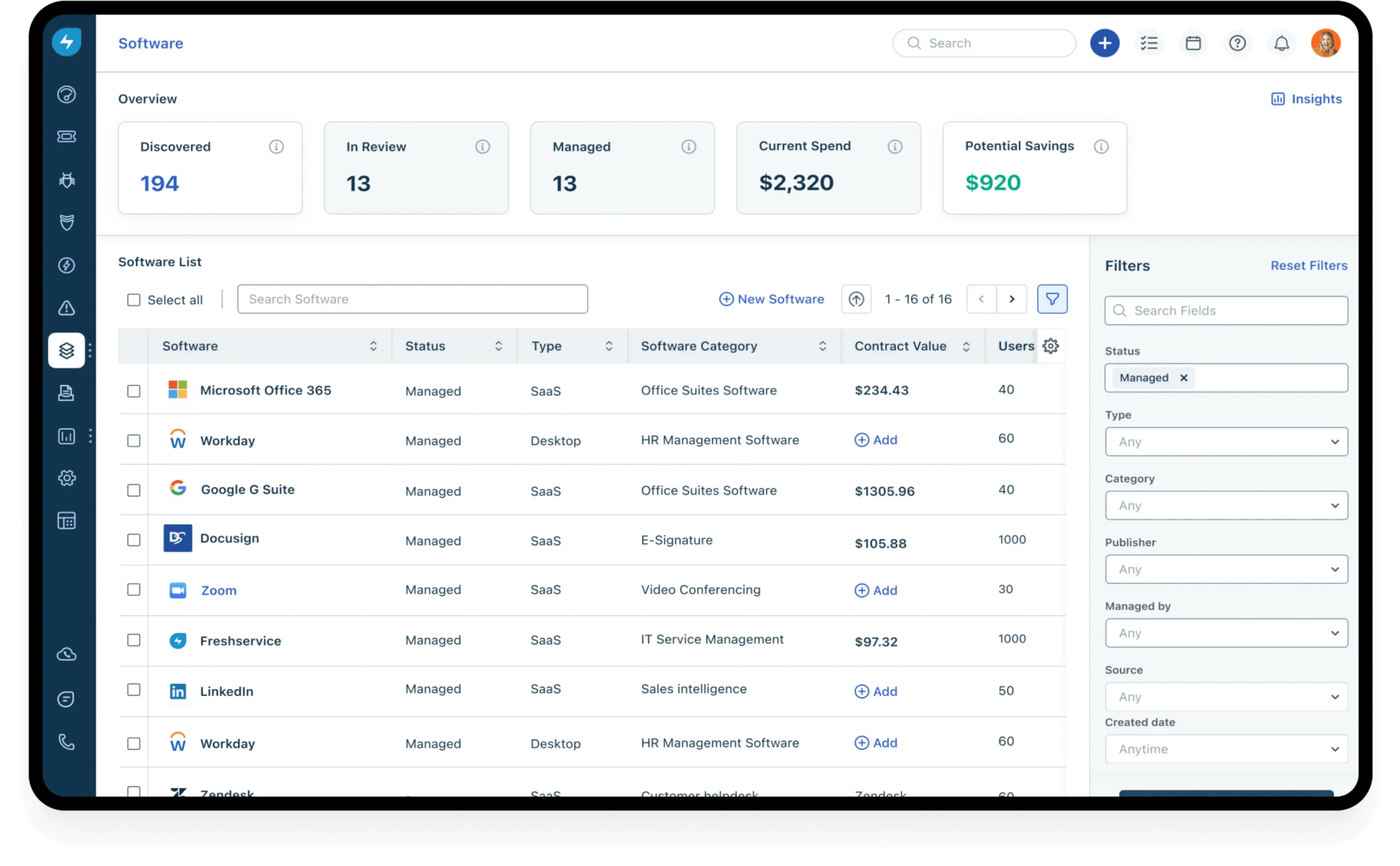 Descubra, optimice y administre todos sus activos de IT