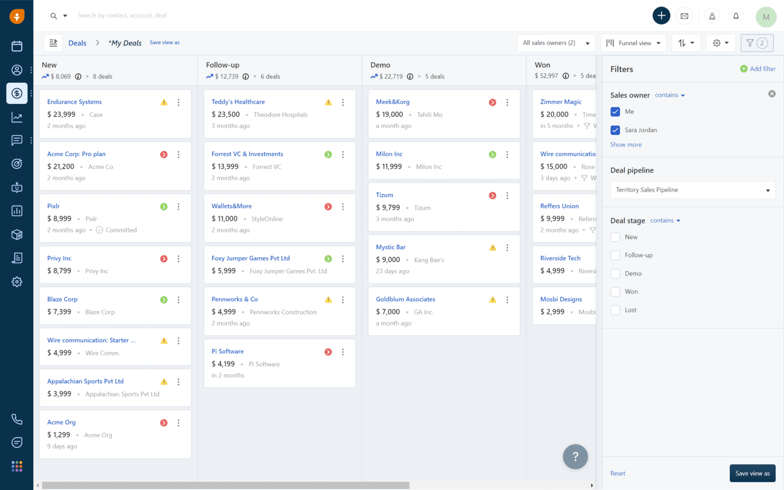 Freshsales | Creación de Oportunidades de negocio y Pronósticos de venta